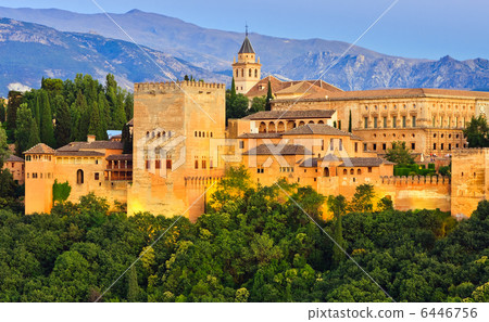 Alhambra palace, Granada, Spain 6446756
