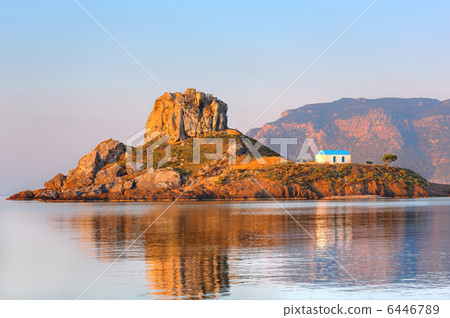 Little island Kastri near Kos, Greece 6446789