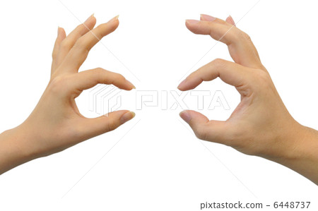 Male and female hands 6448737