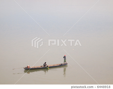 Laos Champasak Landscape of the Mekong River Laos Champasak Landscape of the Mekong River 6448918