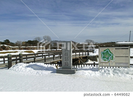 Goryokaku Park entrance in Hakodate, Hokkaido Goryokaku Park entrance in Hakodate, Hokkaido 6449082