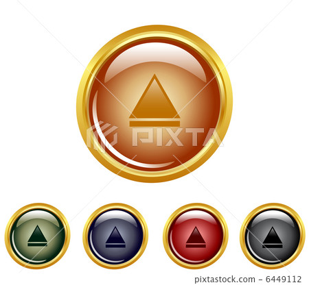 vector illustration of a set of a eject buttons.  6449112
