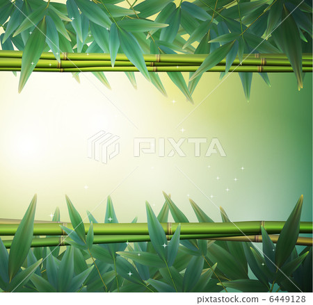 Glowing bamboo background Glowing bamboo background 6449128