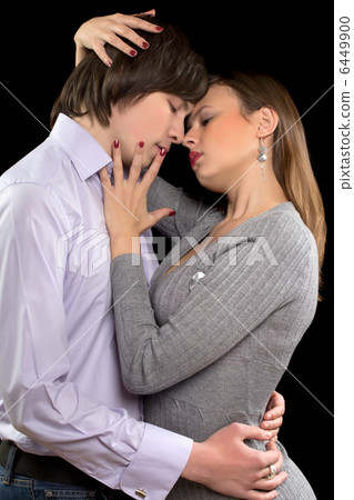 Portrait of a passionate couple Portrait of a passionate couple 6449900