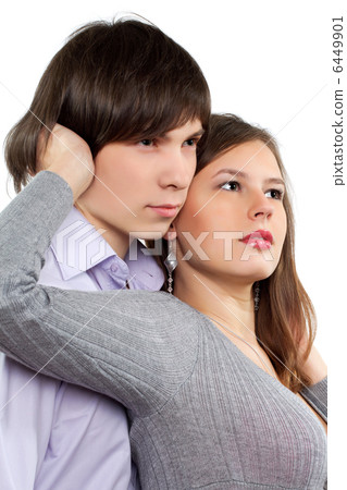 Portrait of a young loving couple Portrait of a young loving couple 6449901