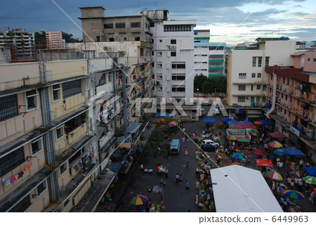 Townscape of Kota Kinabalu (East Malaysia / Borneo Island) 6449963