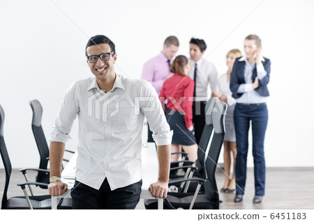 young business man at meeting 6451183