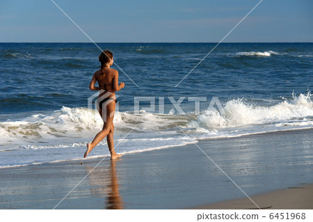 Girl on the beach Girl on the beach 6451968