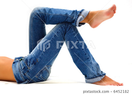 Girl in blue jeans Girl in blue jeans 6452182