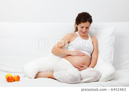 Young pregnant woman Young pregnant woman 6452463