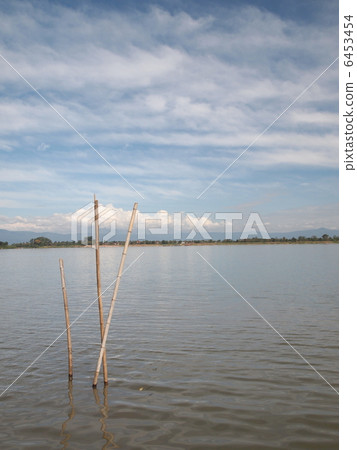 Laos Champasak Landscape of the Mekong River 6453454