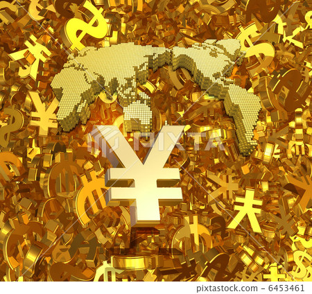 黃金日元,美元,歐元在全球金融市場 黃金日元,美元,歐元在全球金融市場 6453461