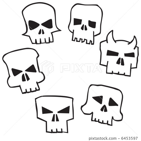 Angry Monster Skull 6453597