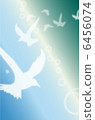 Sky and birds vertical 6456074