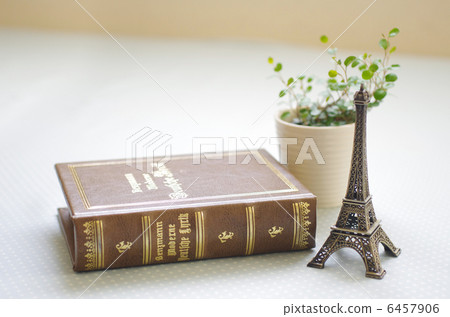 植物和艾菲爾鐵塔和外國書籍 6457906