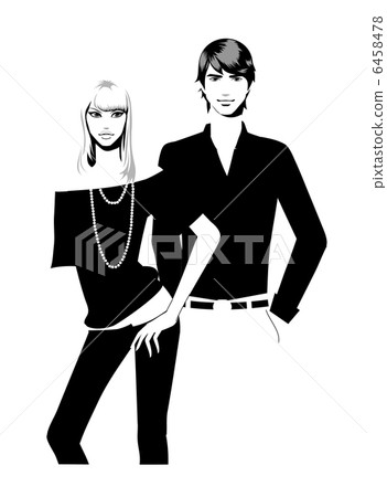 Portrait of Elegant couple Portrait of Elegant couple 6458478