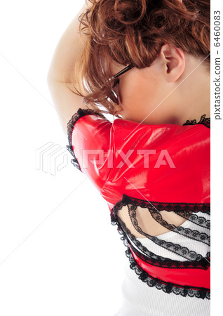 Closeup portrait of young pretty woman 6460083