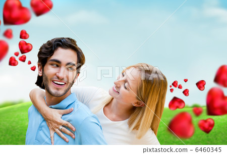 Portrait of young couple in love Portrait of young couple in love 6460345