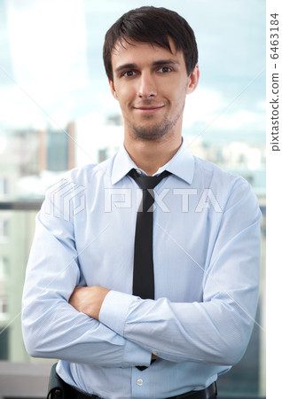 Portrait of young relaxed business man Portrait of young relaxed business man 6463184