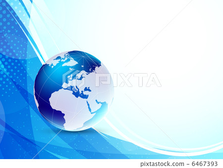 Abstract background with earth - Stock Illustration [6467393] - PIXTA
