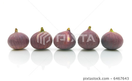 ripe figs on white background 6467643