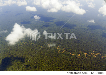 The Shiripuno river in the Ecuadorian Amazon 6468008