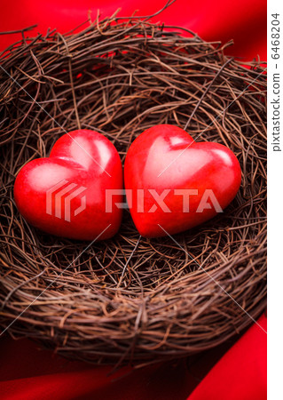Nest with hearts 6468204