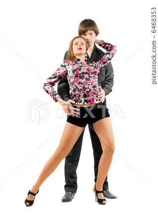 Couple dancing tango 6468353