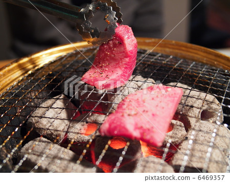 Charcoal grilled meat 6469357