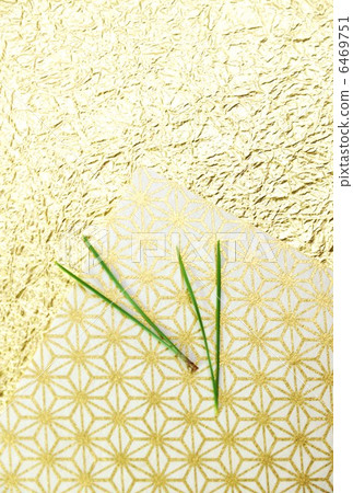 新年的背景材料·綠松針·大麻葉紋其他和2種背背縱位·明信片比例 6469751