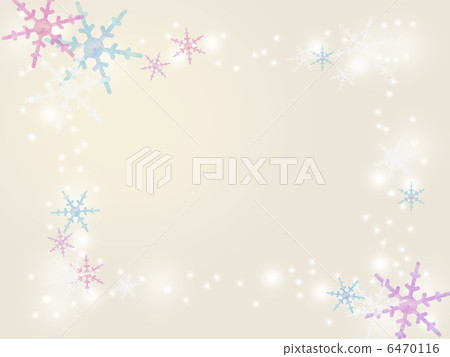 雪水晶雪水晶雪白雪白框架框架雪花 6470116