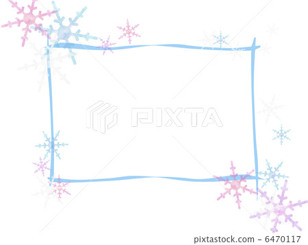 雪水晶雪水晶雪白雪白框架框架雪花 6470117