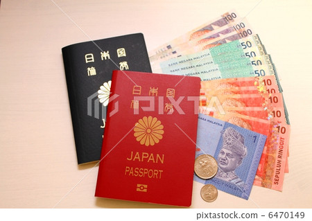 Passport and foreign currency 6470149