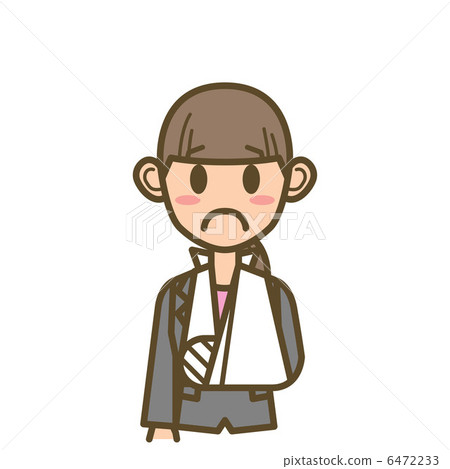 Business woman FW 01 upper body fracture 6472233