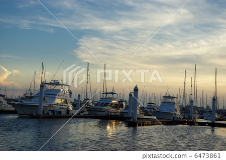 Harbor at dusk 6473861