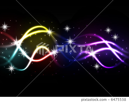Glowing Abstract Lines background, eps10 - Stock Illustration [6475538 ...