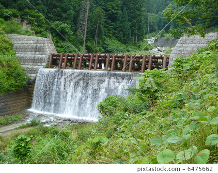Sabo dam (steel slit dam) 6475662