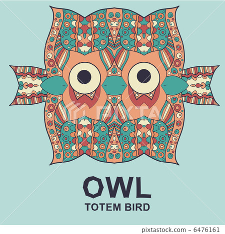 vintage design with owl 6476161