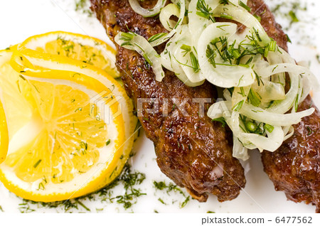 minced mutton chops, macro 6477562