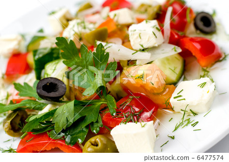 greek salad, macro 6477574