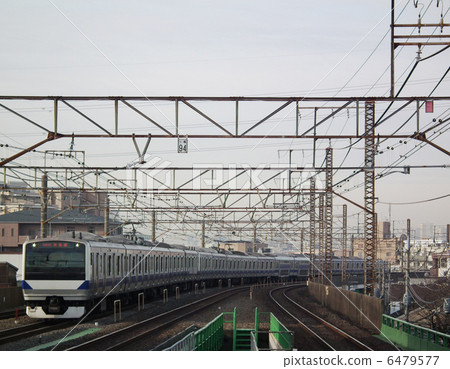 常磐線Rapid E 531 Kameari站 6479577