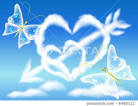 Cloud hearts in the sky 6480112