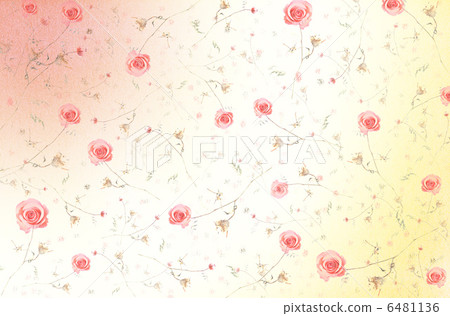 Abstract Elegant Seamless Pattern - Floral Background with Pink Roses Abstract Elegant Seamless Pattern - Floral Background with Pink Roses 6481136