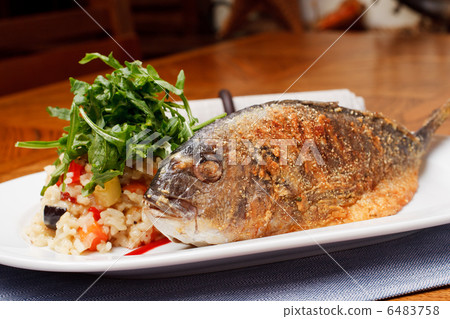Grilled Sea Bream 6483758