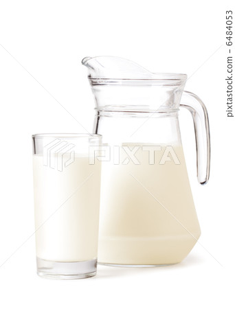 milk in pitcher milk in pitcher 6484053