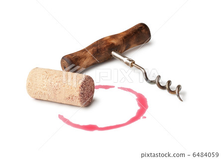 Corkscrew and Cork Corkscrew and Cork 6484059