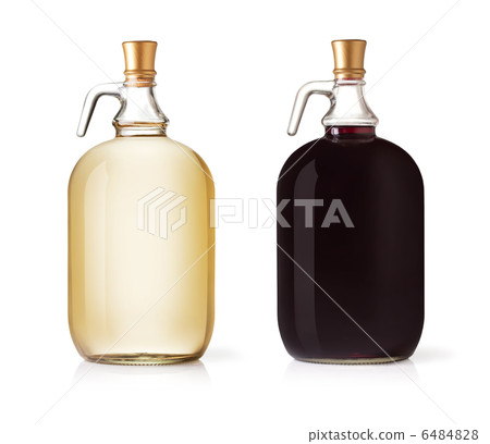 Set of Bottles isolated on white background 6484828