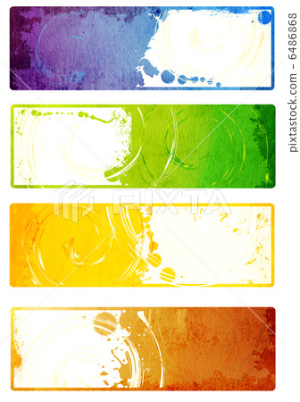 Collection of vector grunge banners Collection of vector grunge banners 6486868