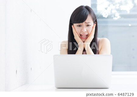 陷入困境的女性 6487129