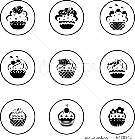 Cupcakes set 6488841
